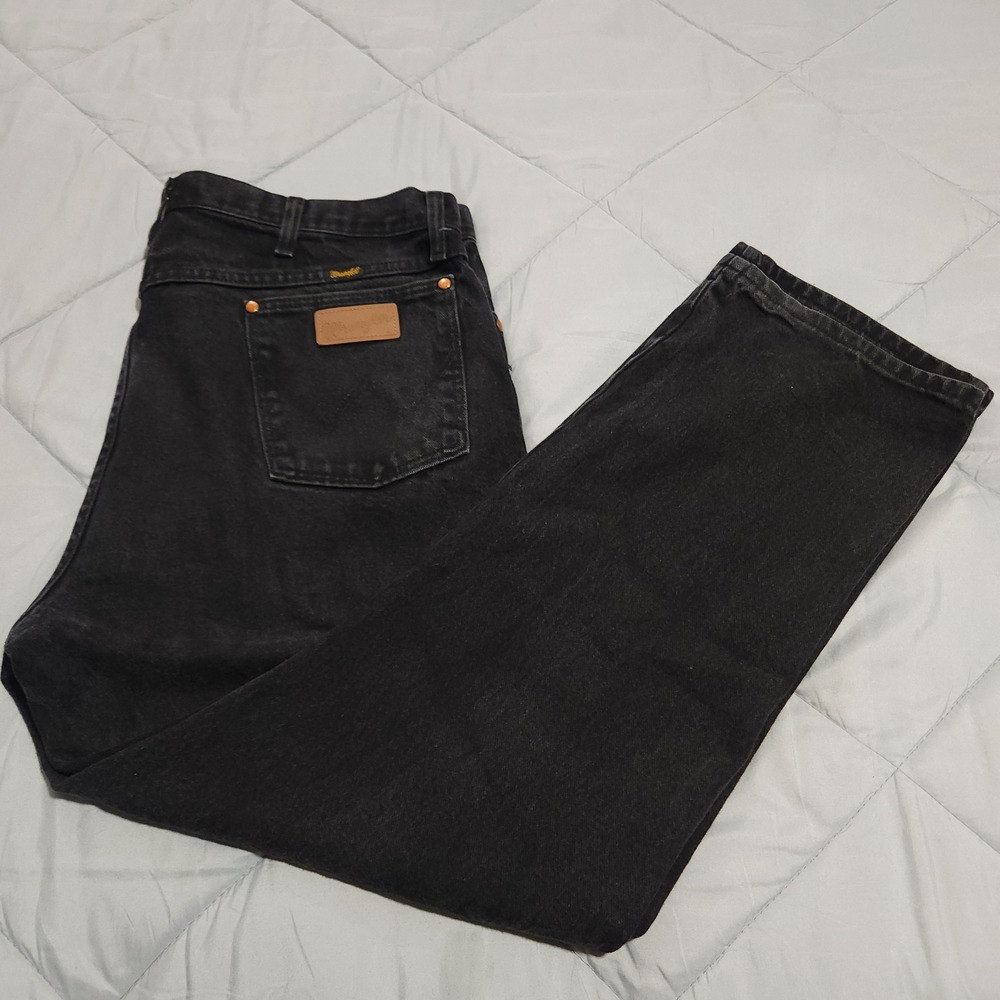 Wrangler 13MWZWK Cowboy Cut Jeans Mens 40x30 Shadow Black Original Fit